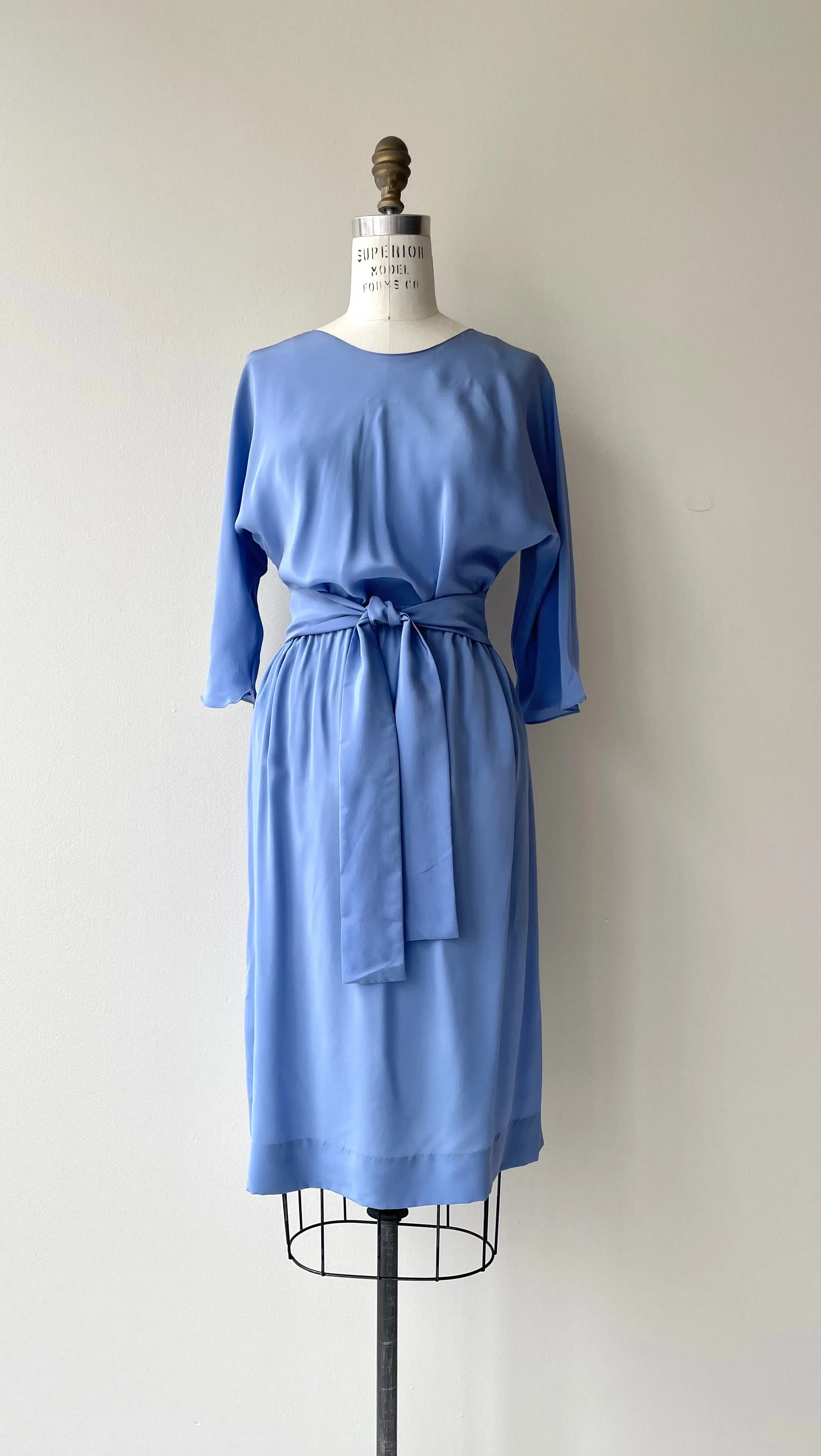 Periwinkle Silk Set | 1970s