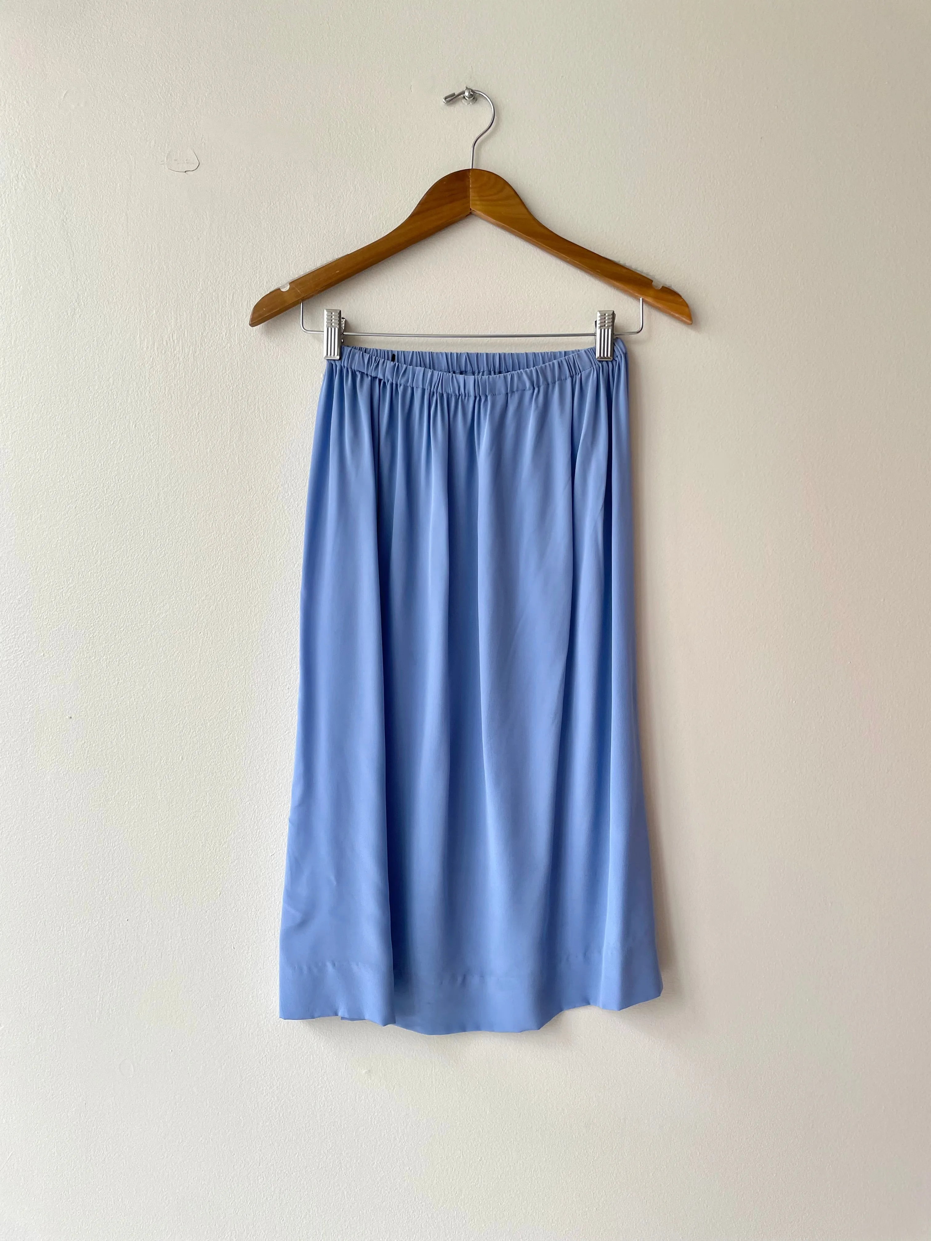 Periwinkle Silk Set | 1970s