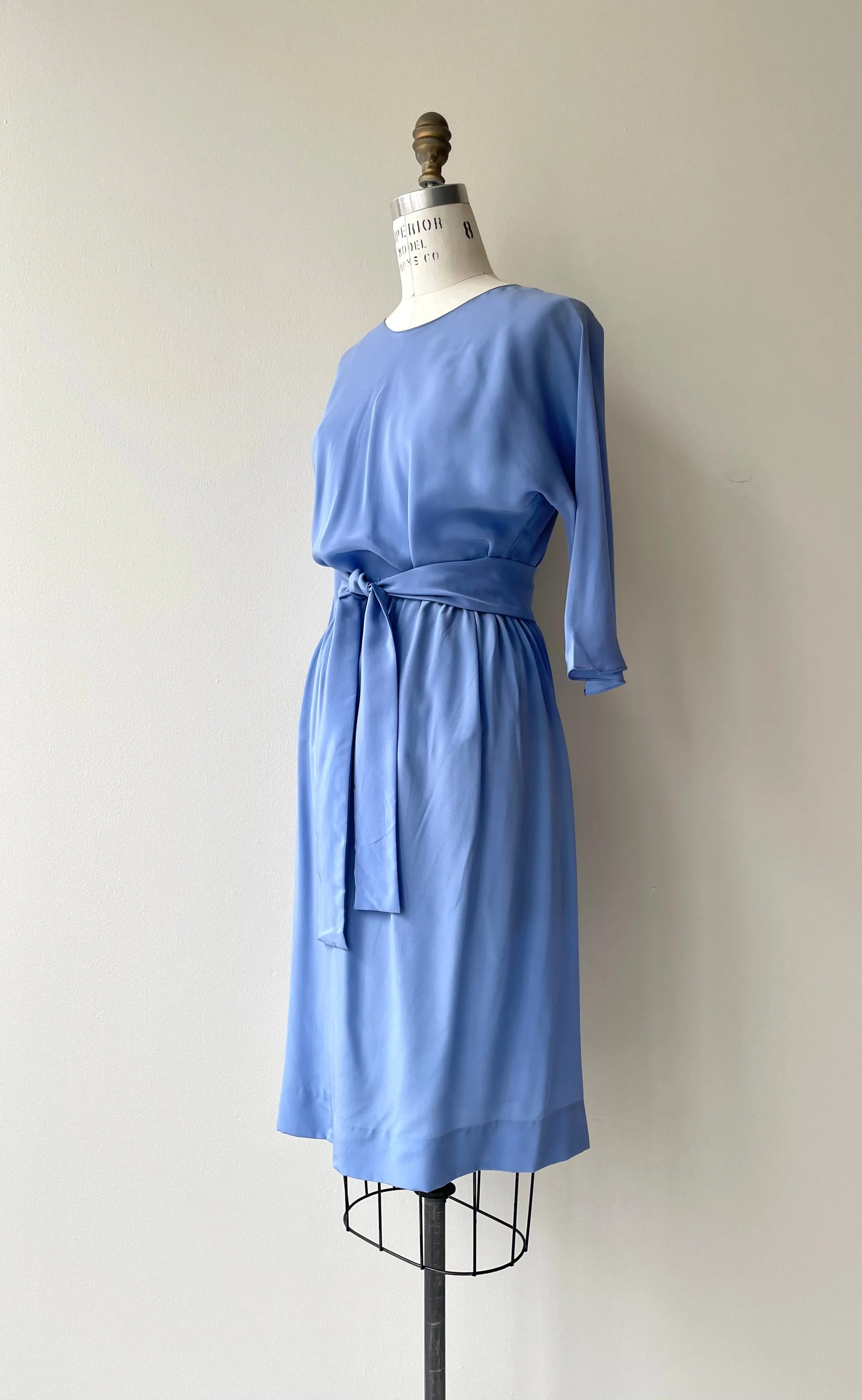 Periwinkle Silk Set | 1970s