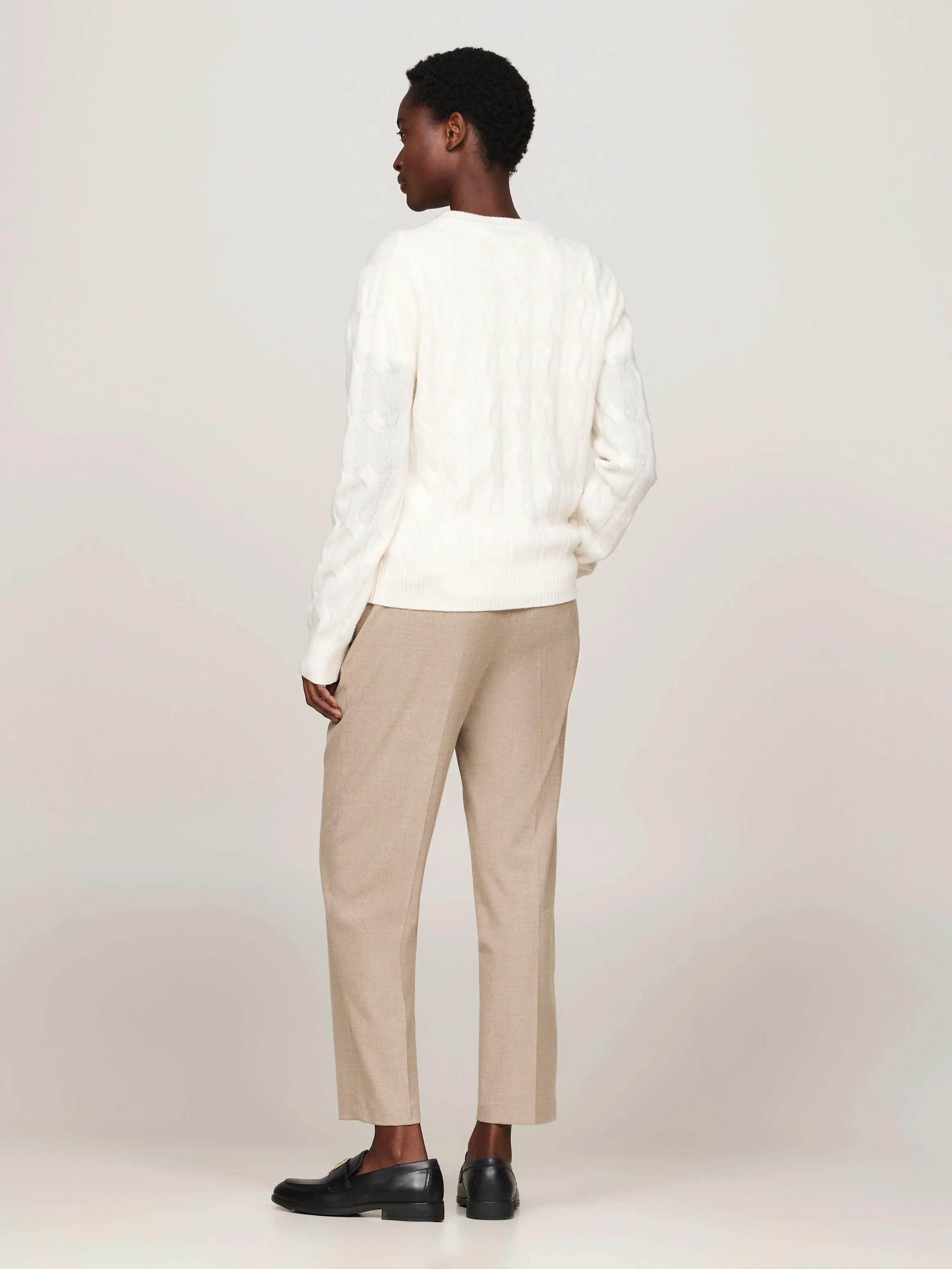 Pure Wool Cable Knit Jumper