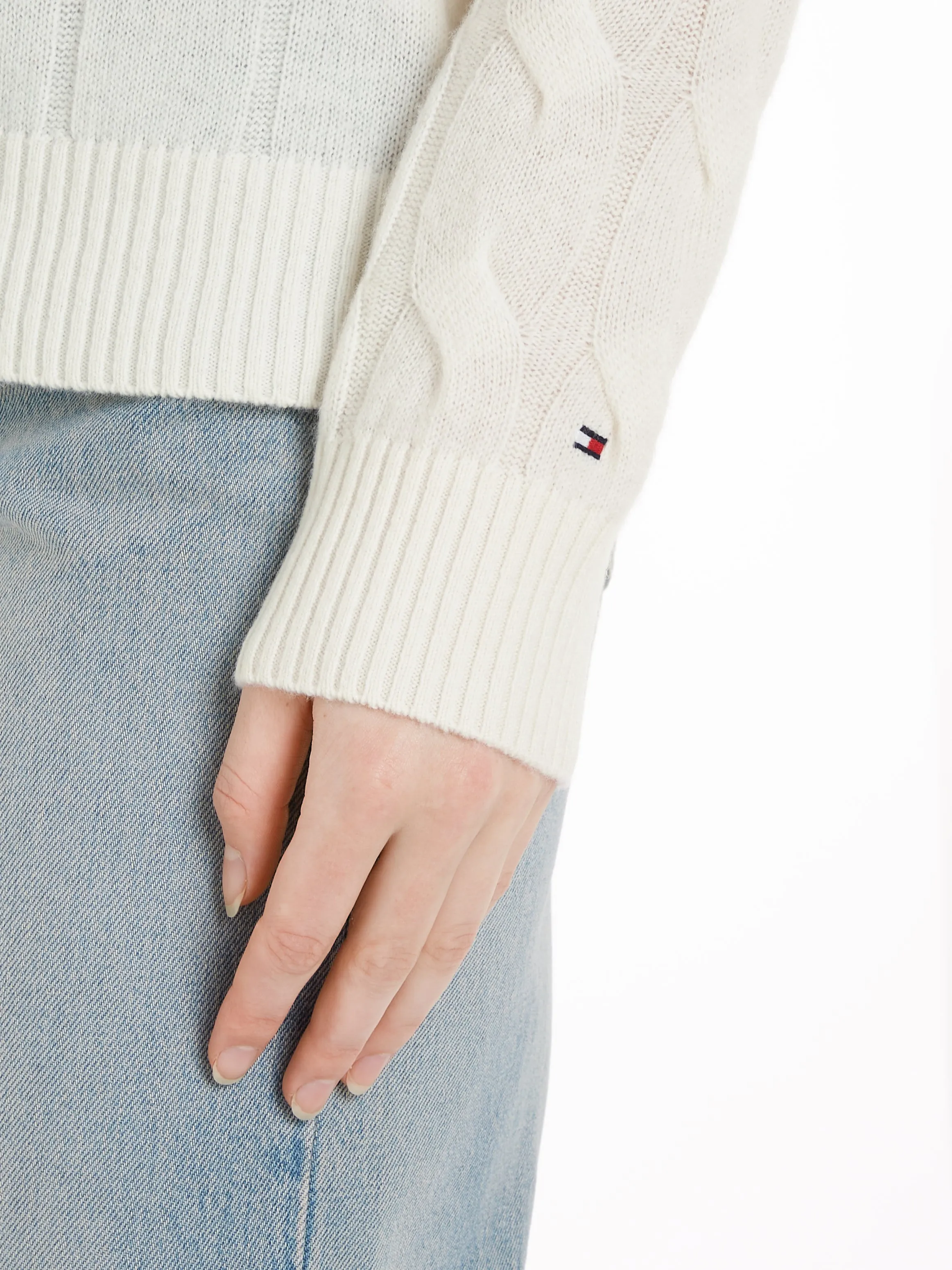 Pure Wool Cable Knit Jumper