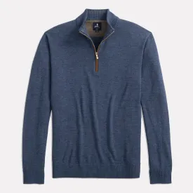 Raynor Quarter Zip Sweater / Laguna Blue