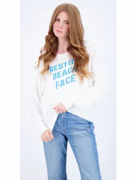Resting Beach Face Sweater