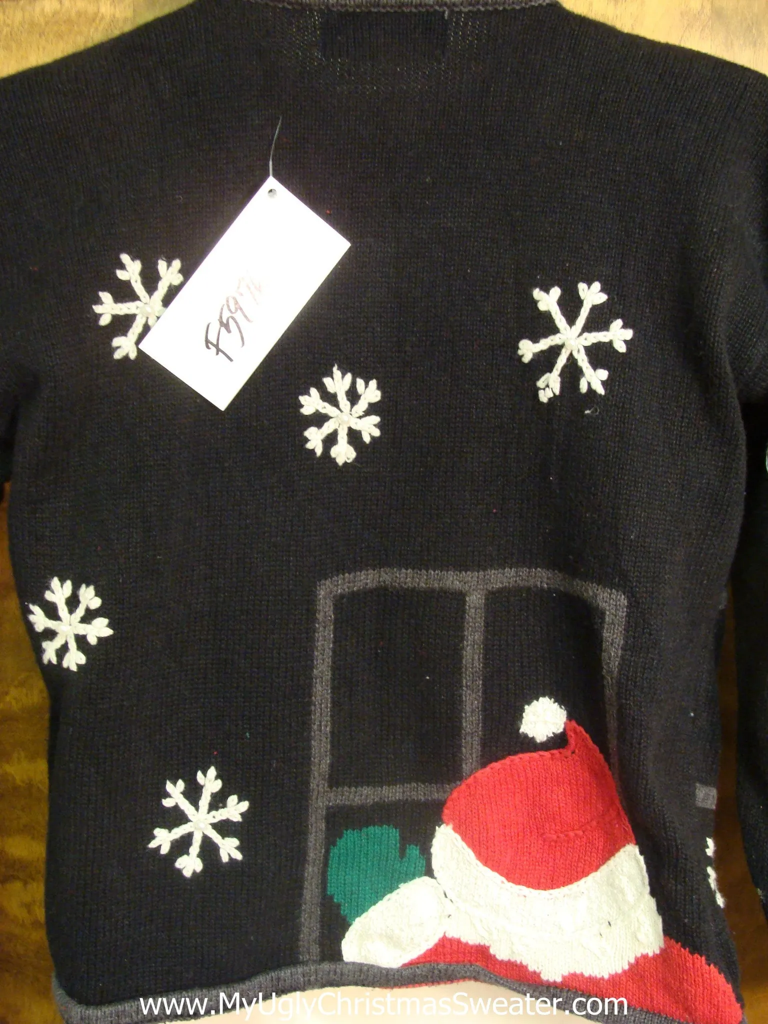 Santa and Friends Spying Bad Christmas Sweater