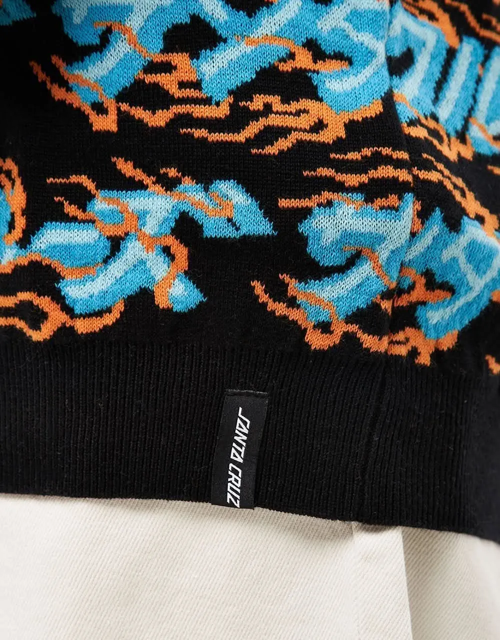 Santa Cruz Inferno Japanese Strip Knit Crew - Multi