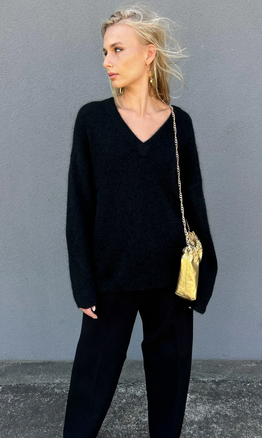 Second Female Brooke Mohair V Neck Knit
