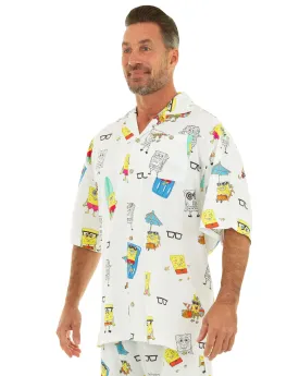 Shirt - SpongeBob Hawaiian - White