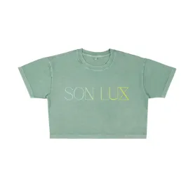 Son Lux 'Gradient Logo Crop Top' [T-Shirt]