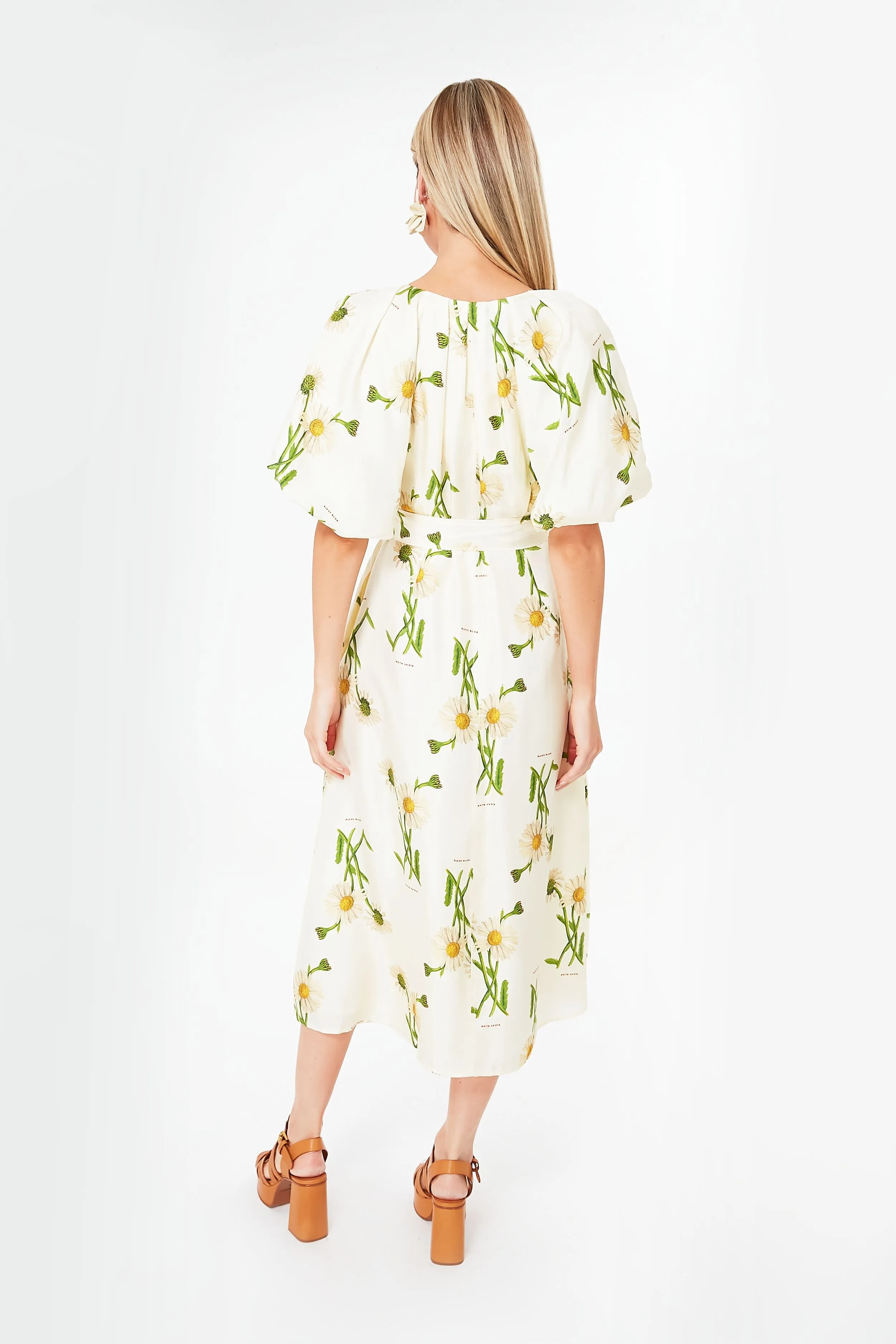 String Field Daisy Silk Dress