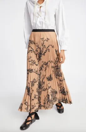 Taulla Pleated Skirt - Nature