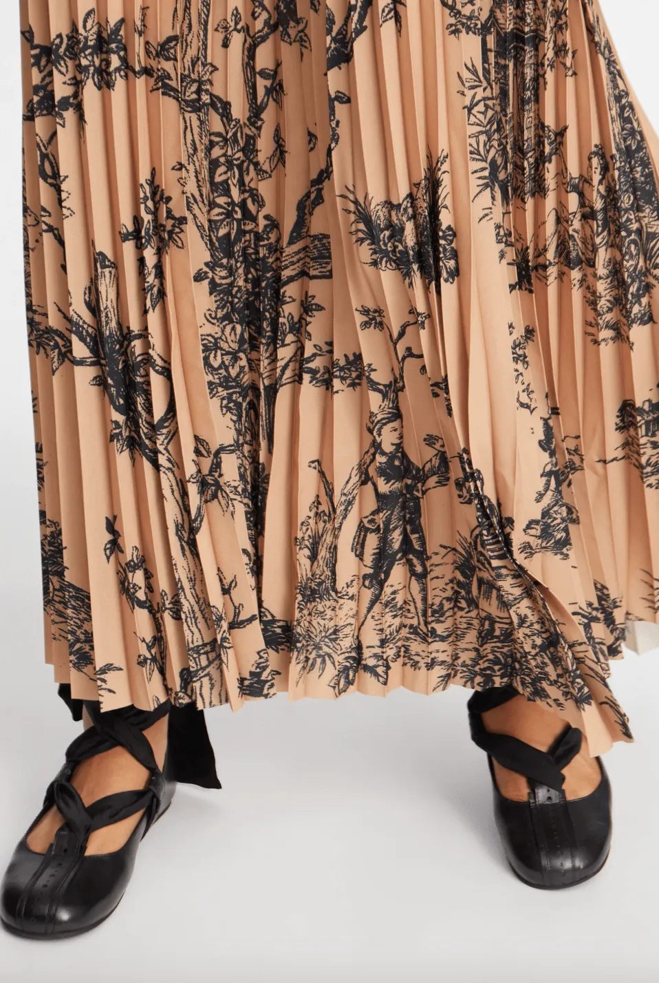 Taulla Pleated Skirt - Nature
