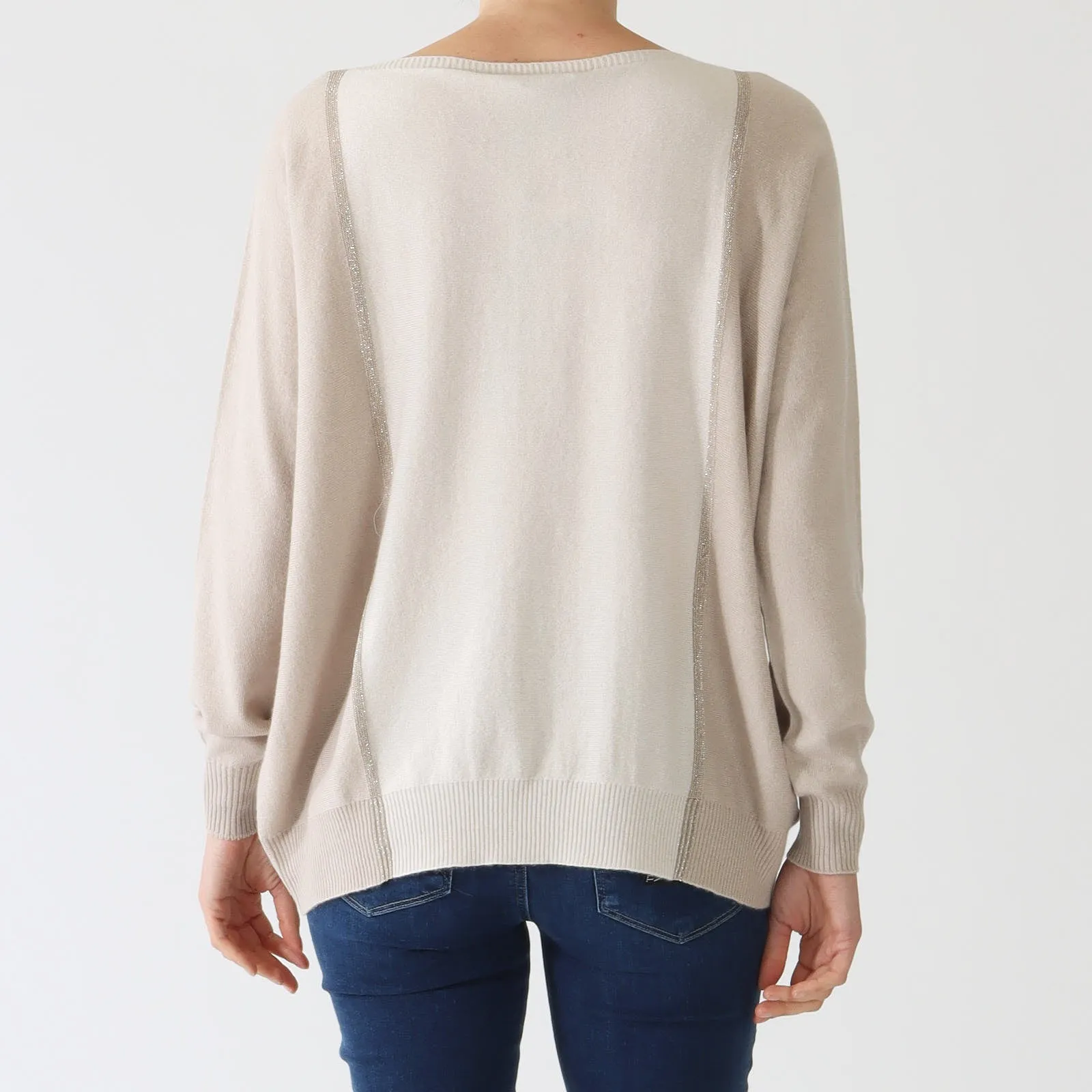 Vaniglia Nocciola Cashmere & Wool Blend Sweater