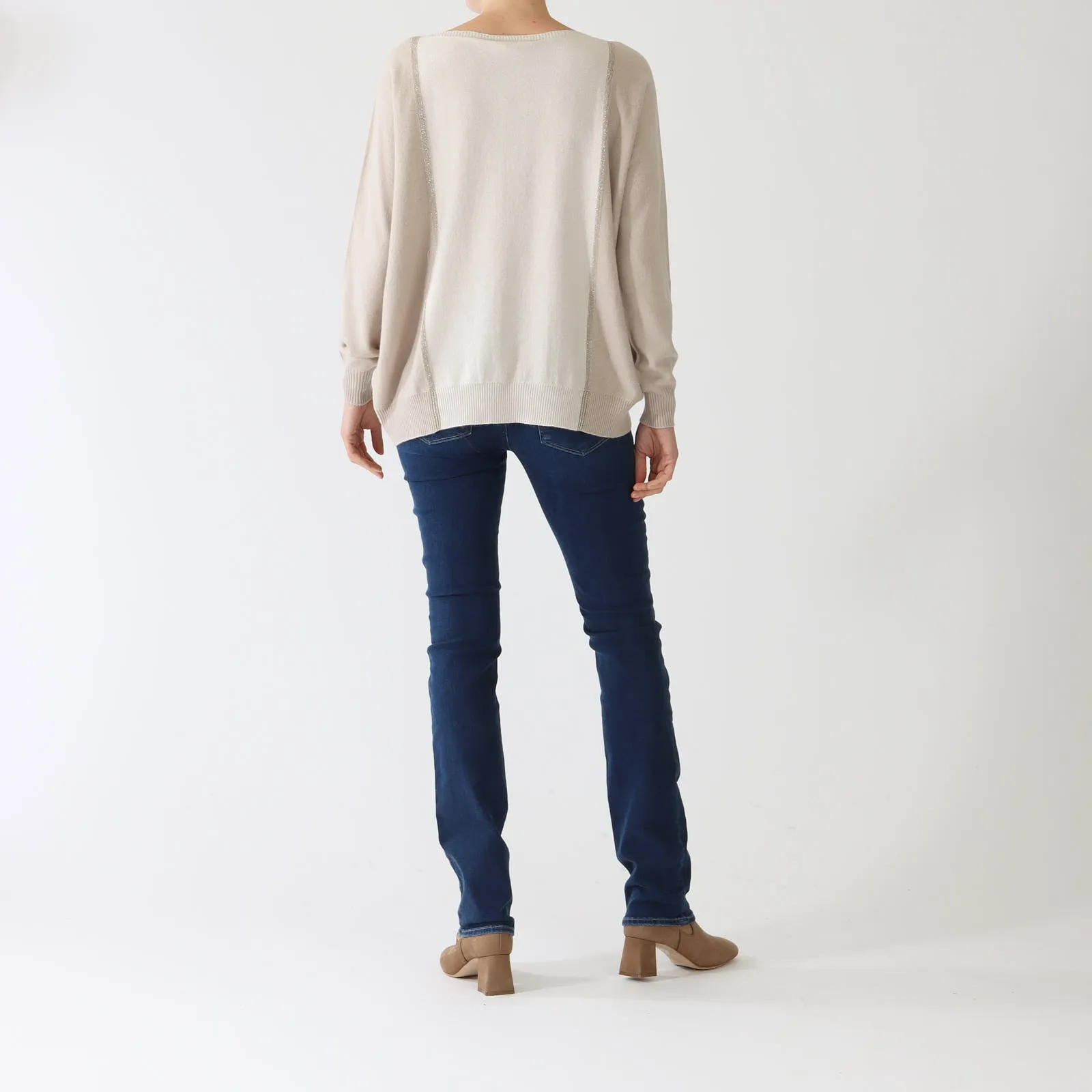 Vaniglia Nocciola Cashmere & Wool Blend Sweater