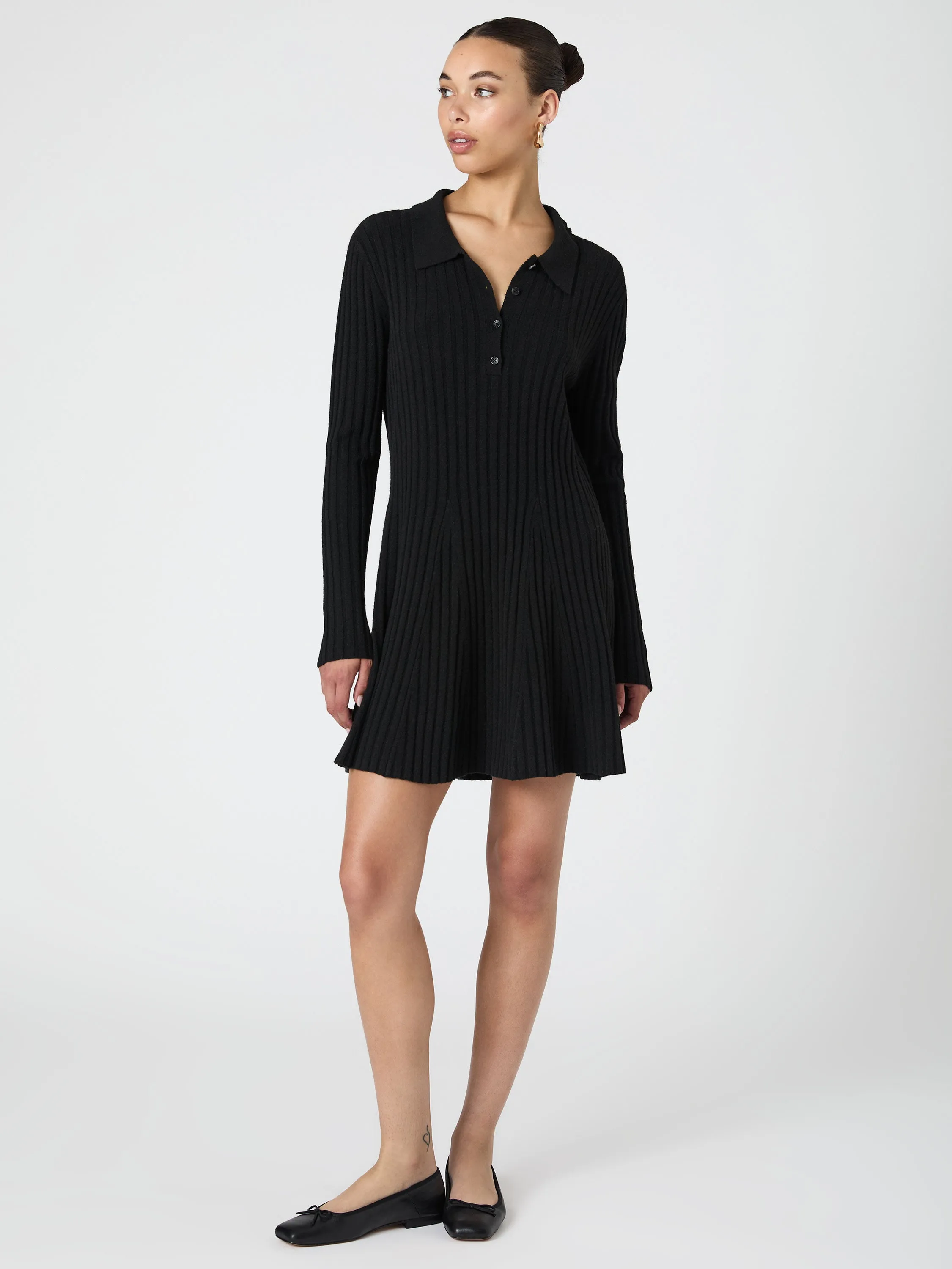 Vhari Button Up Dress