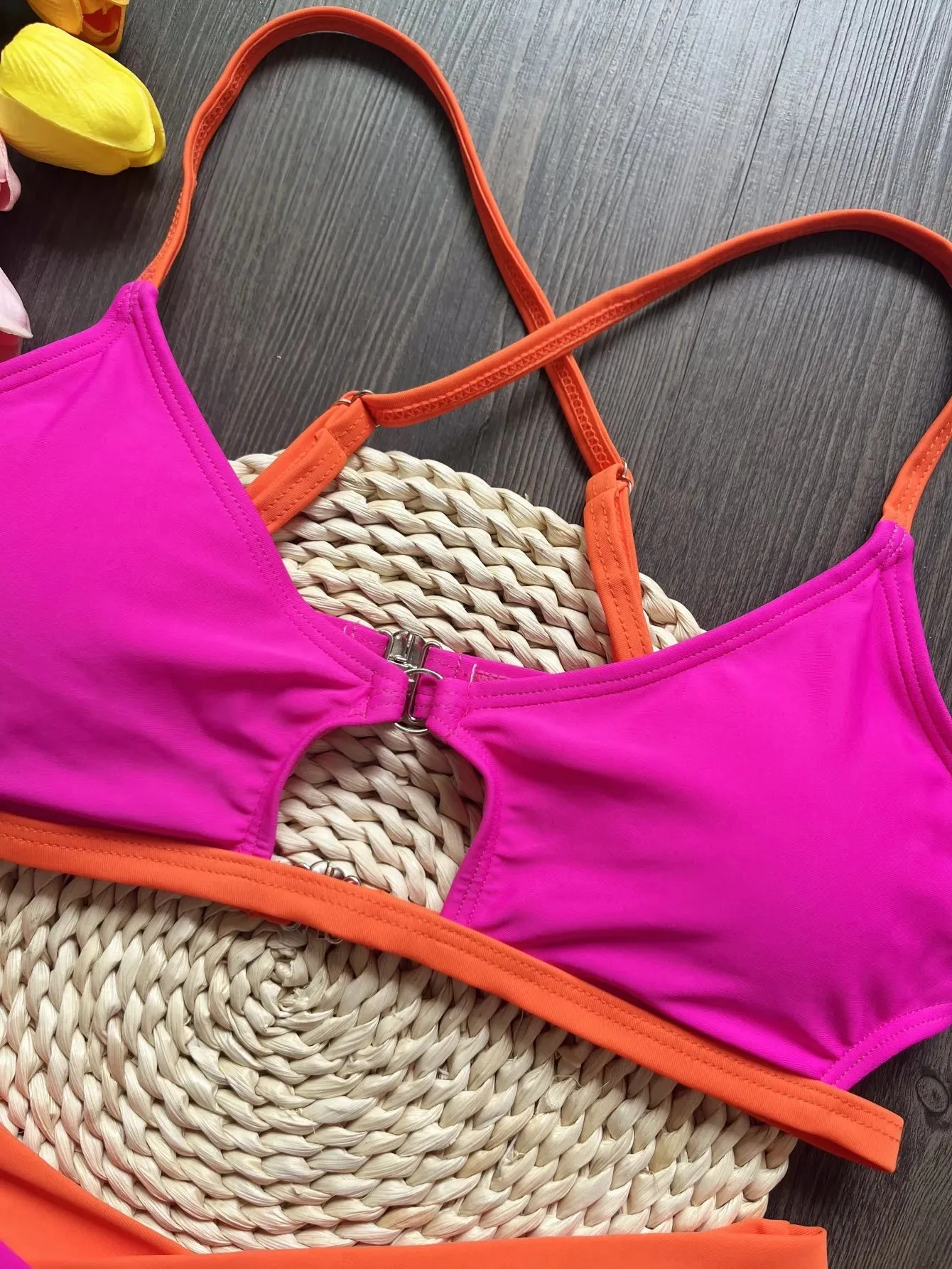 Women’s Two-Piece Triangle Thong Swimsuit